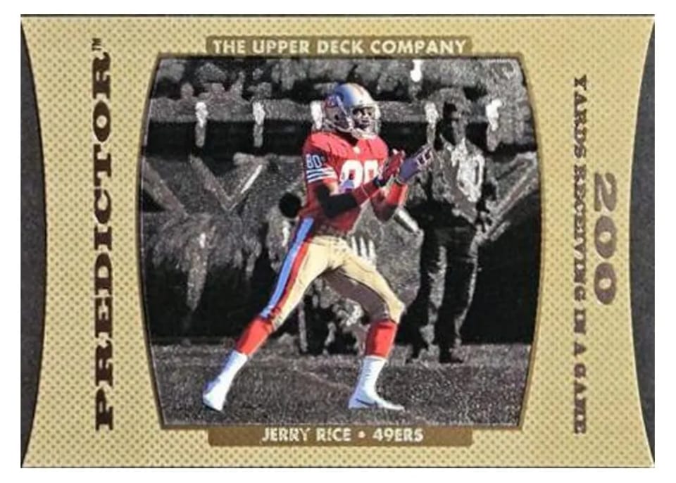 1996 Upper Deck Predictor Jerry Rice #PH14 card