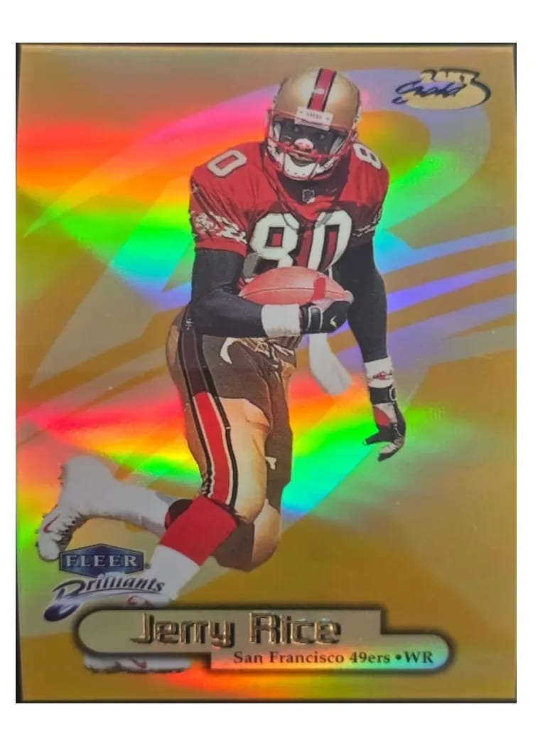 1998 Fleer Brilliants Jerry Rice #60TG card