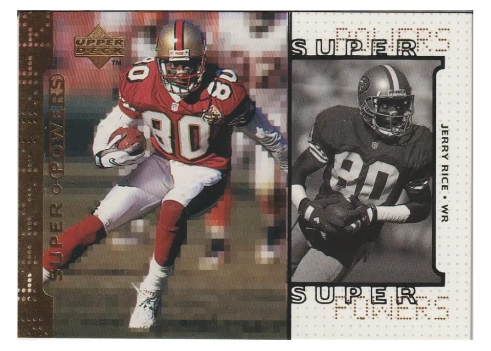 1998 Upper Deck Super Powers Jerry Rice #S2 card