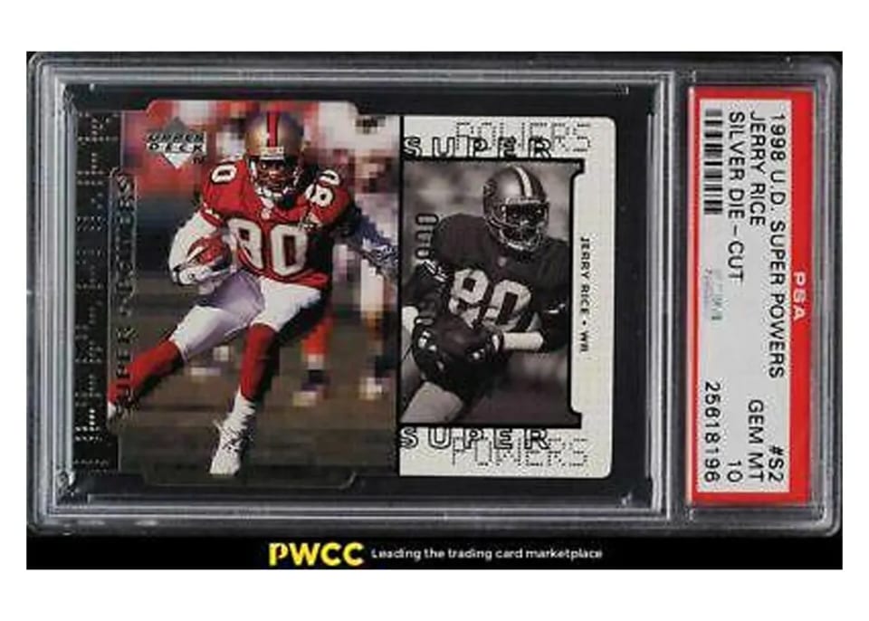 1998 Upper Deck Super Powers Jerry Rice #S2 card