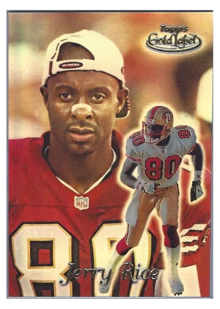 1999 Topps Gold Label Jerry Rice #60 card