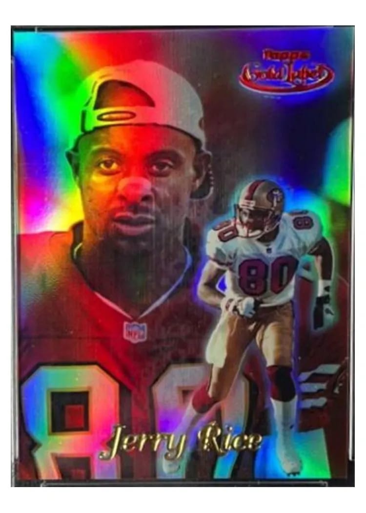 1999 Topps Gold Label Jerry Rice #60 card