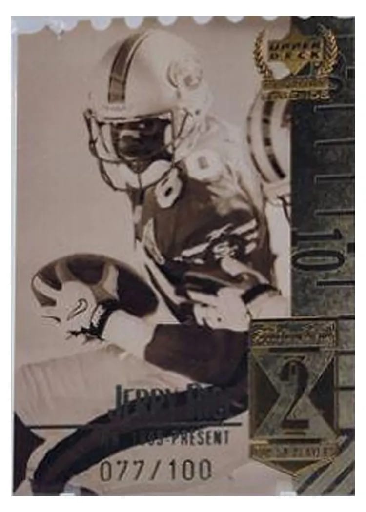 1999 Upper Deck Century Legends Jerry Rice Century Collection #2