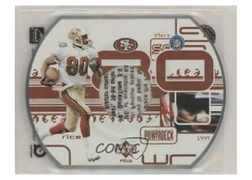 1999 Upper Deck Powerdeck Jerry Rice #PD12 card