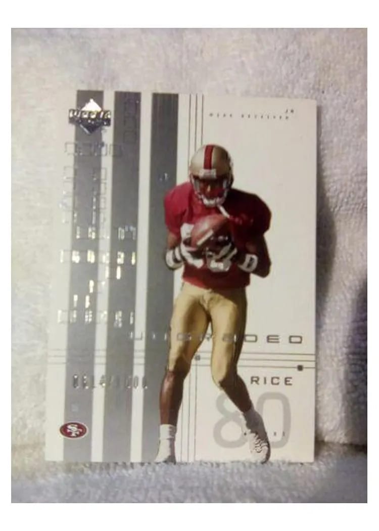 2000 Upper Deck Graded Jerry Rice #77 card