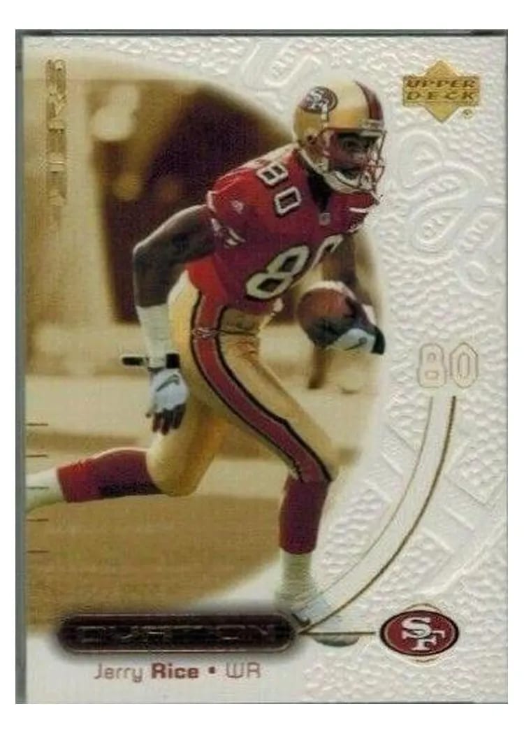 2000 Upper Deck Ovation Jerry Rice #51 card