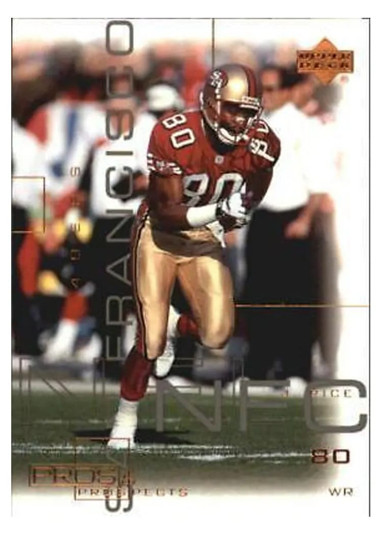 2000 Upper Deck Pros & Prospects Jerry Rice #72 card