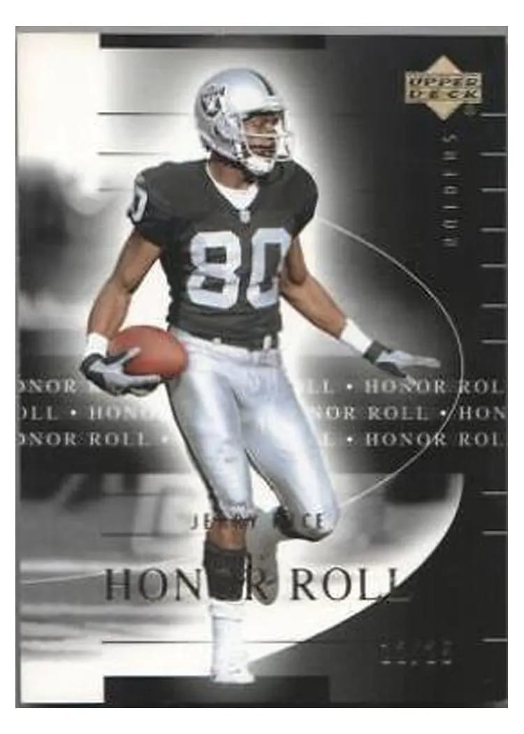 2002 Upper Deck Honor Roll Jerry Rice #41 card