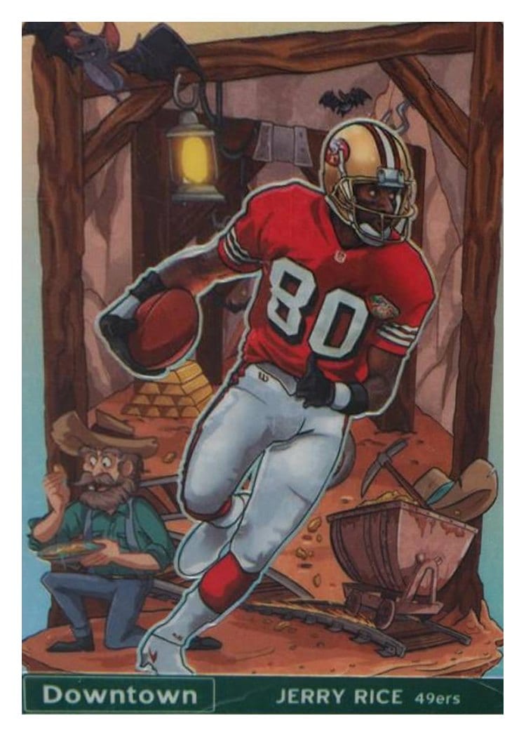 2020 Panini Donruss Optic Downtown Jerry Rice #DT-13 card