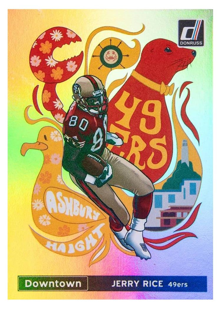 2021 Donruss Downtown Jerry Rice #DT-30 card