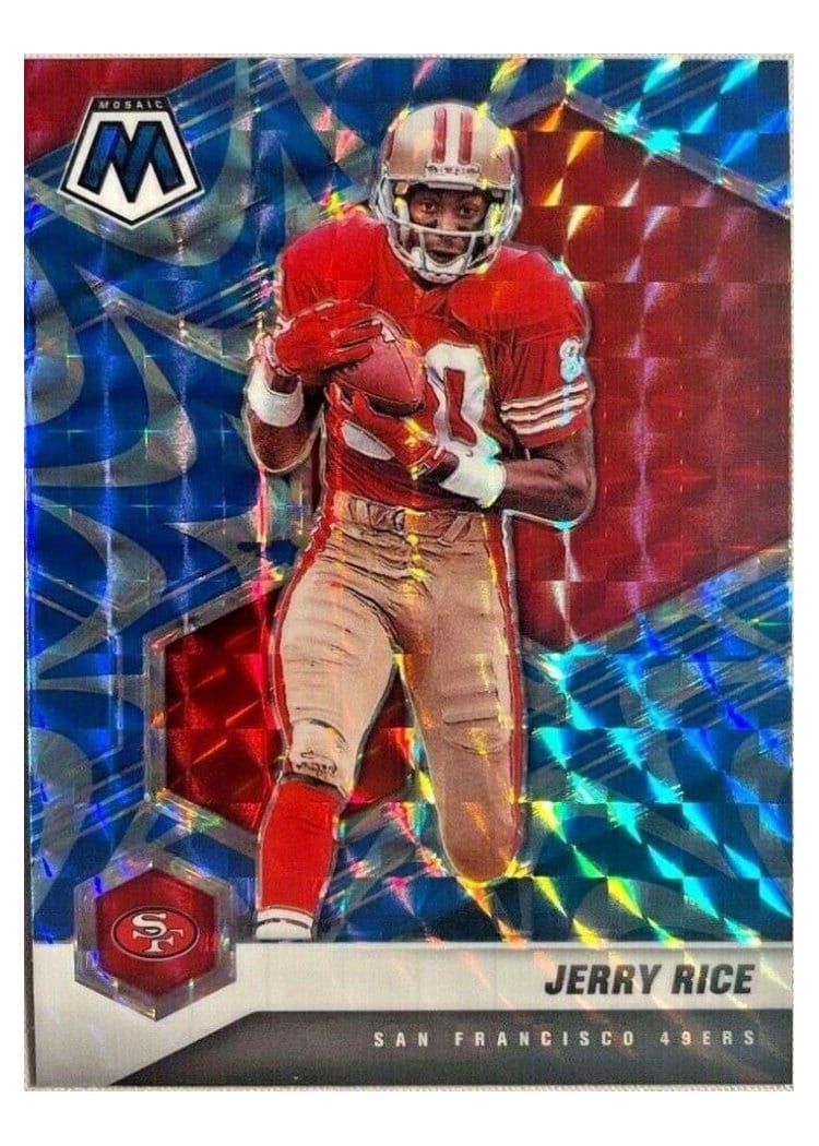 2021 Panini Mosaic Base Set Jerry Rice #175 card
