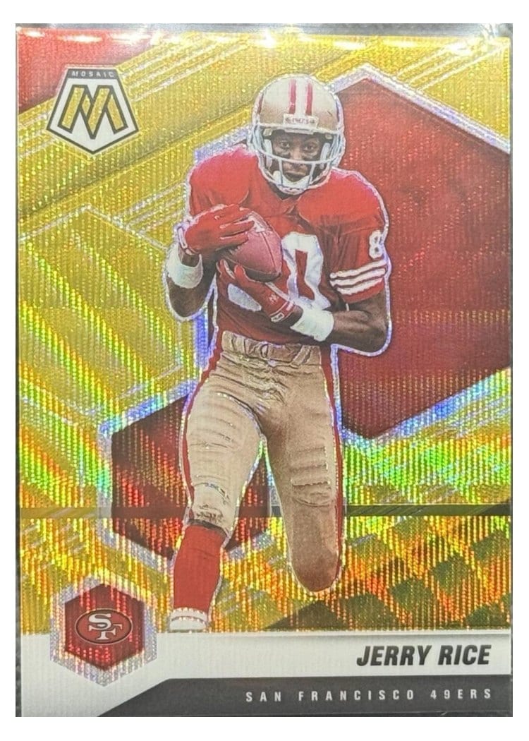 2021 Panini Mosaic Base Set Jerry Rice #175 card