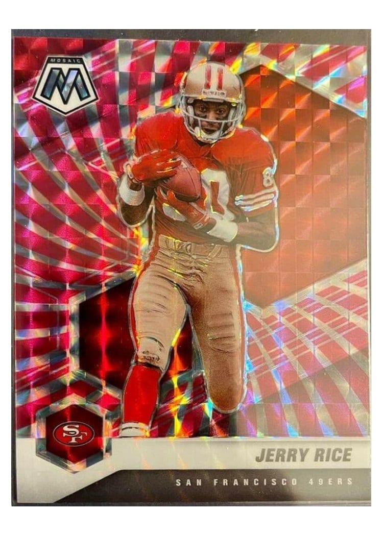 2021 Panini Mosaic Base Set Jerry Rice #175 card