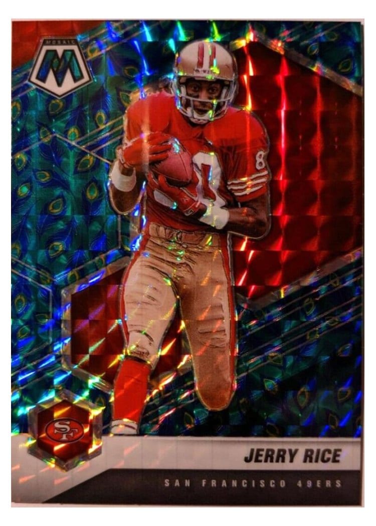 2021 Panini Mosaic Base Set Jerry Rice #175 card
