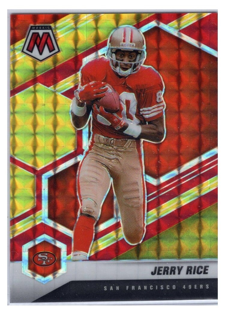 2021 Panini Mosaic Base Set Jerry Rice #175 card