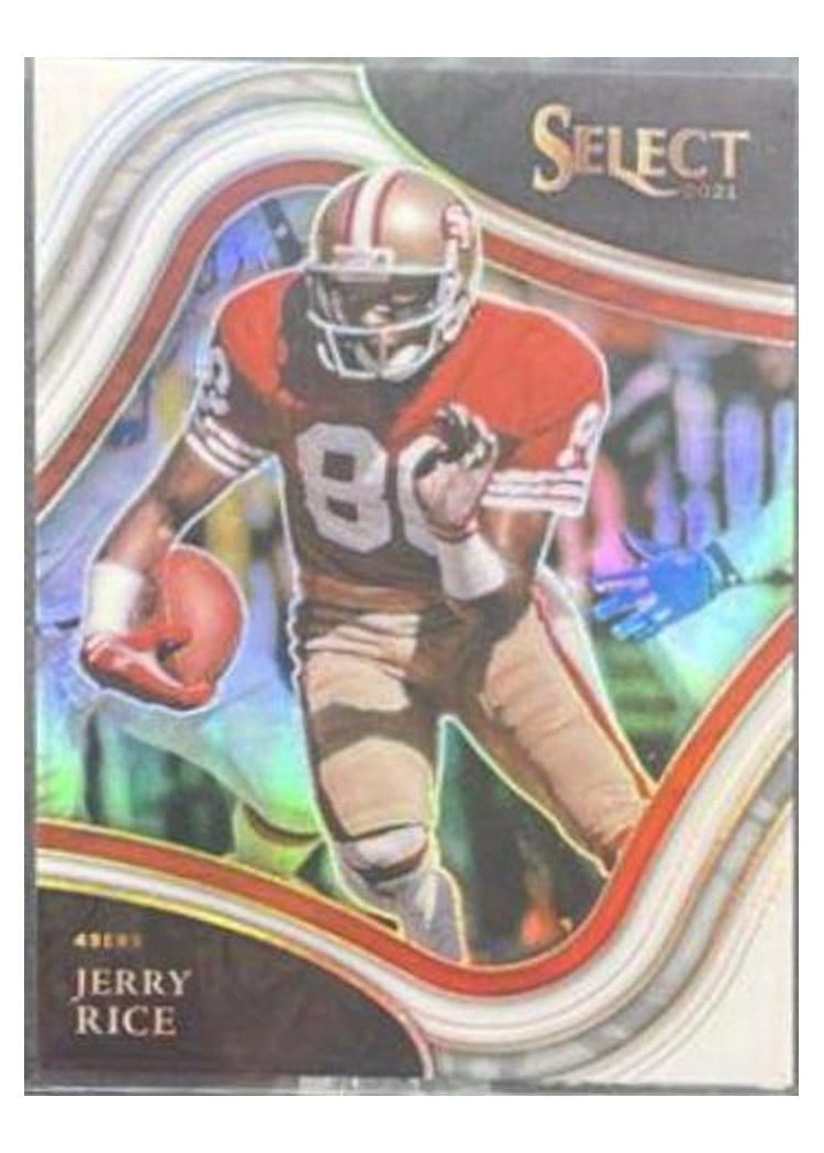 2021 Panini Select Base Set Jerry Rice White #337 card
