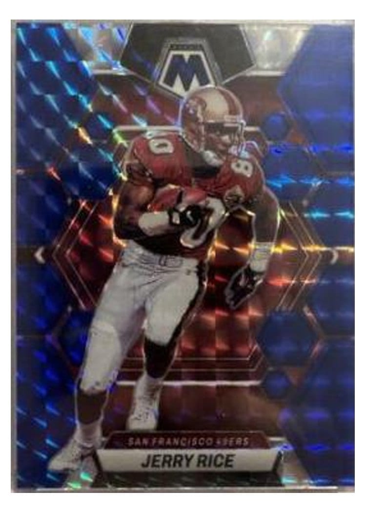 2023 Panini Mosaic Base Set Jerry Rice Blue #219 card