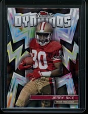 2024 Finest Dynamos Jerry Rice #DYN-28 card
