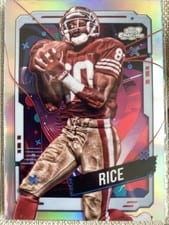 2024 Topps Chrome Cosmic Base Set Jerry Rice #90 card