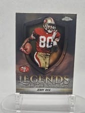 2024 Topps Chrome Legends of the Gridiron Jerry Rice #LOG-8 card