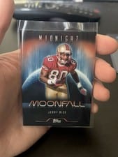 2024 Topps Midnight Moonfall Jerry Rice #M-13 card