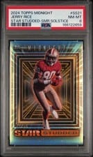 2024 Topps Midnight Star Studded Jerry Rice #SS-21 card