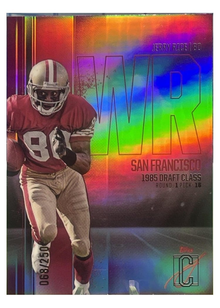 2024 Topps Signature Class Base Chrome Variation Jerry Rice #BCV-53 card