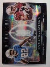 2024 Topps Midnight Constellations Jerry Rice / Brenden Rice #C-11 card