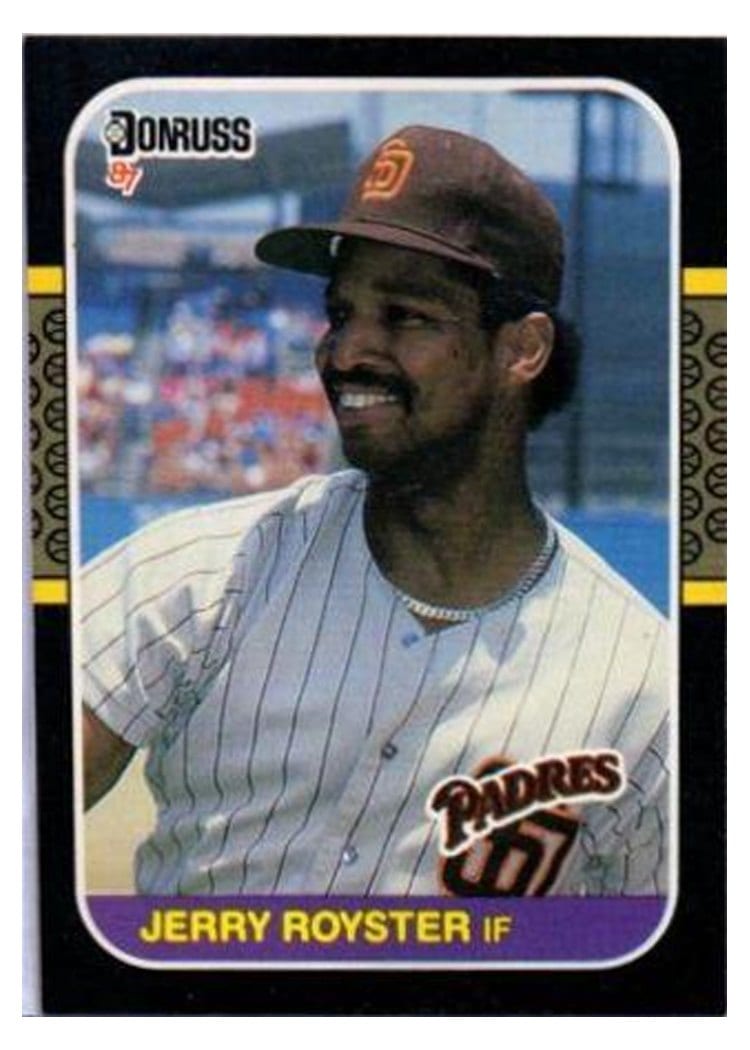 1987 Donruss Jerry Royster #534 card