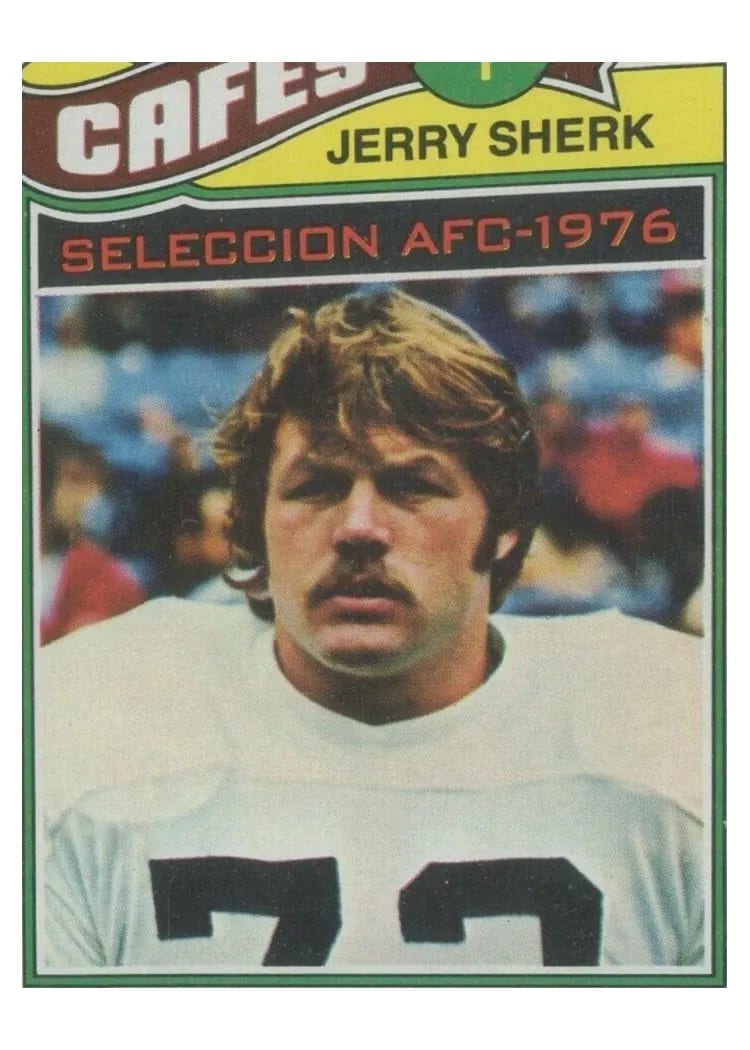 1977 Topps Mexican Jerry Sherk #420 card
