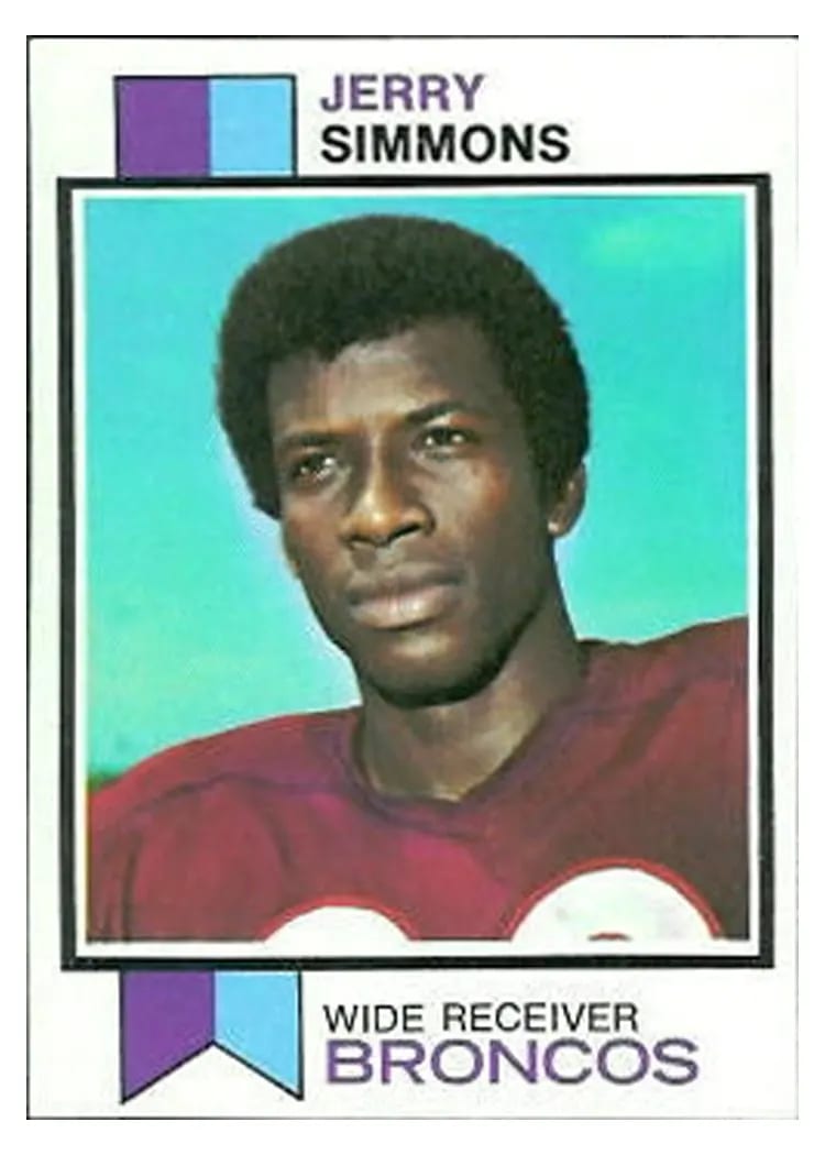 1973 Topps Jerry Simmons #484 card