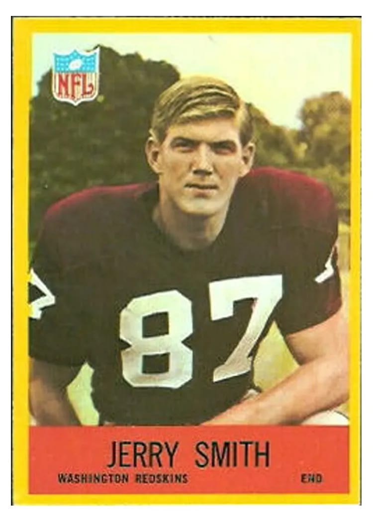 1967 Philadelphia Jerry Smith #189 card