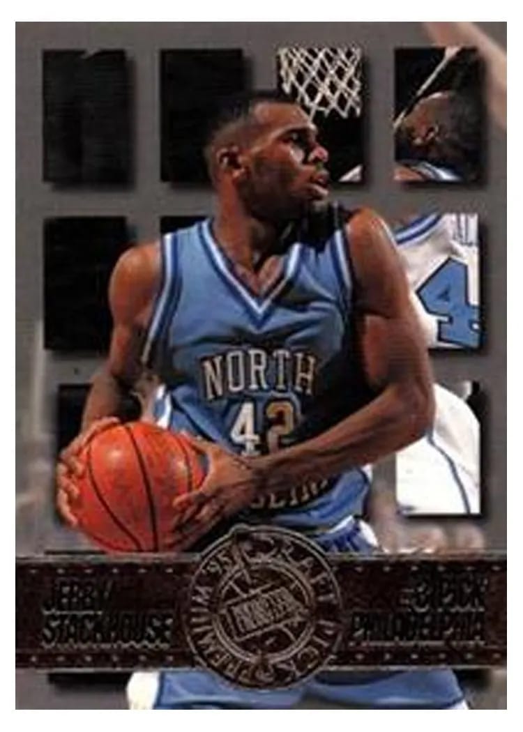 1995 Press Pass Premium Draft Picks Jerry Stackhouse #3 card