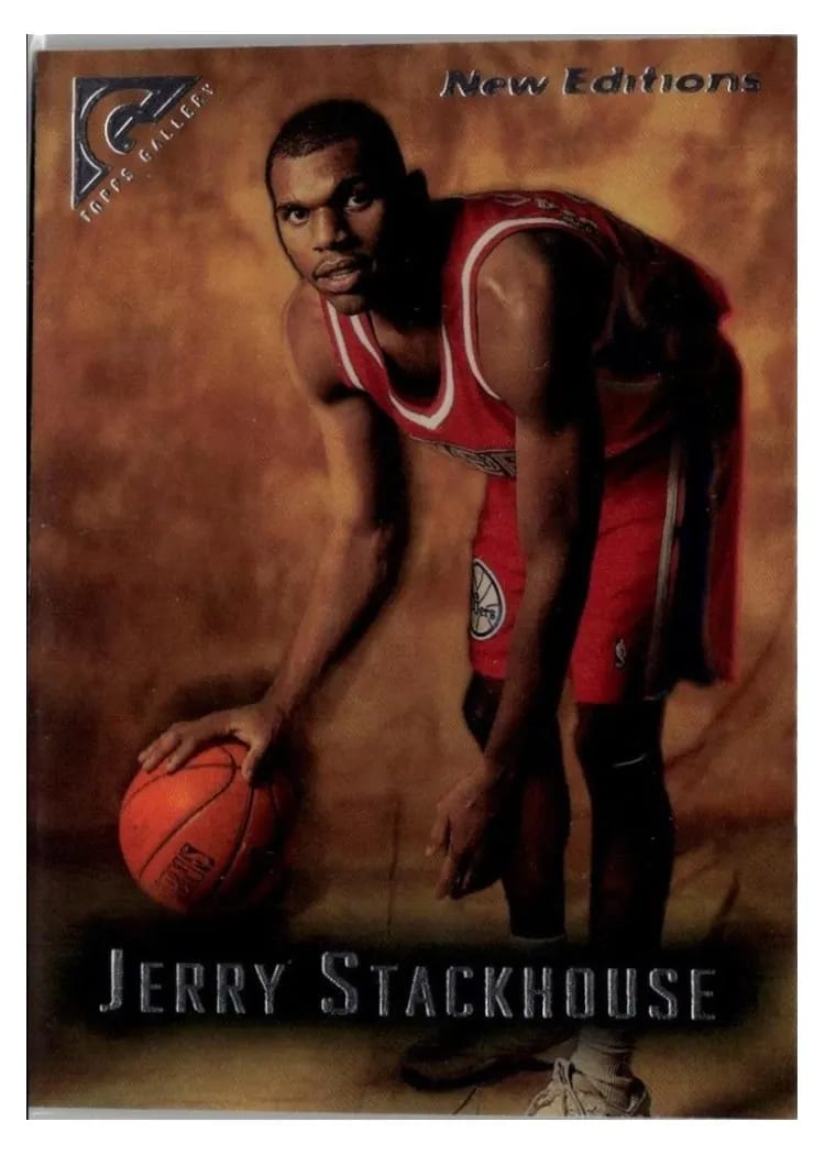 1995 Topps Gallery Jerry Stackhouse #39 card