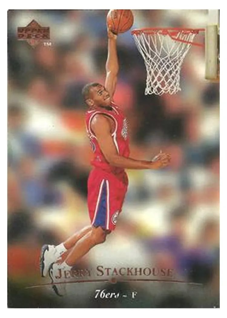 1995 Upper Deck Jerry Stackhouse #133 card