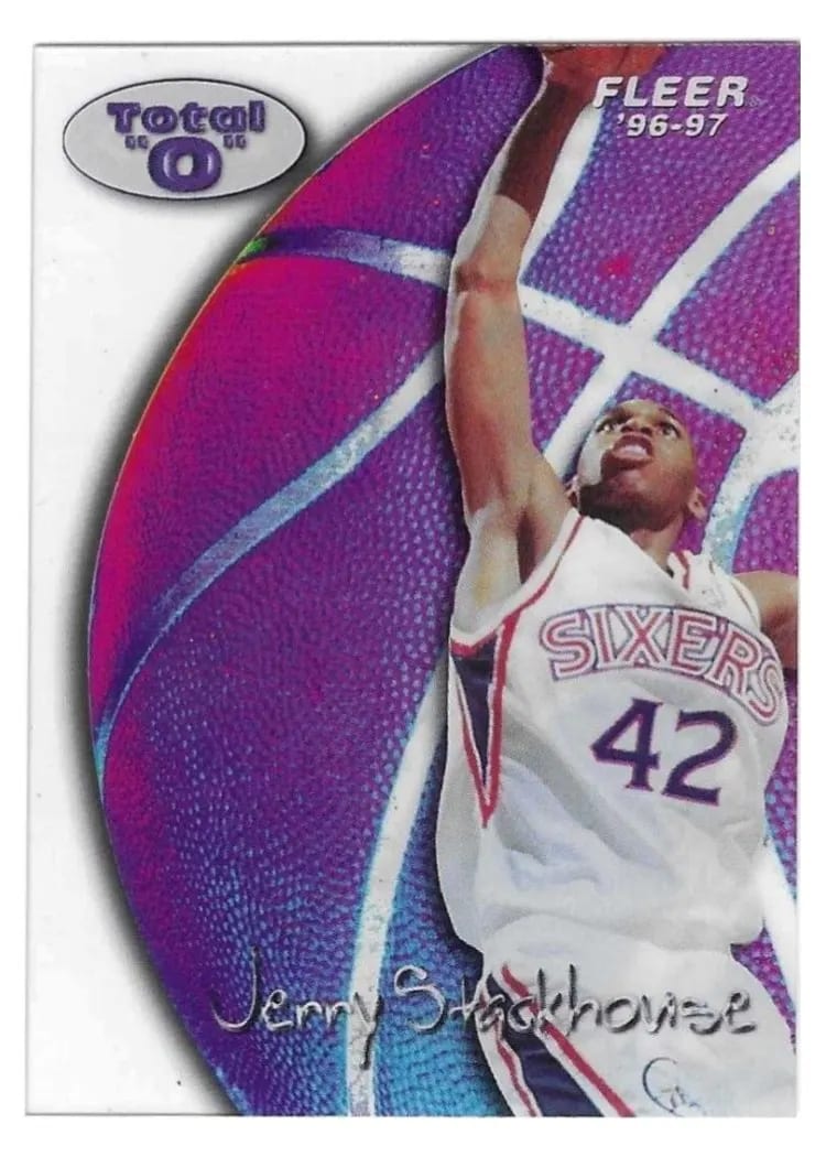 1996 Fleer Total O Jerry Stackhouse #10 card