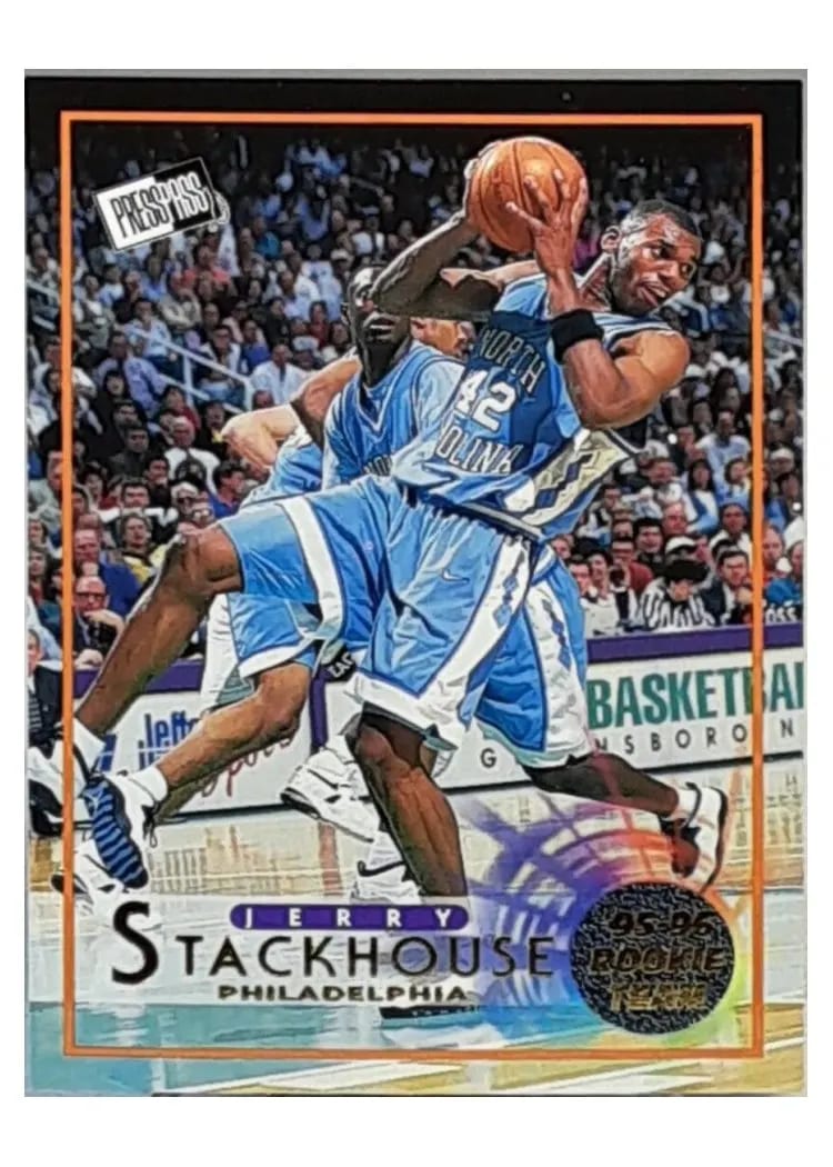 1996 Press Pass Jerry Stackhouse #34 card