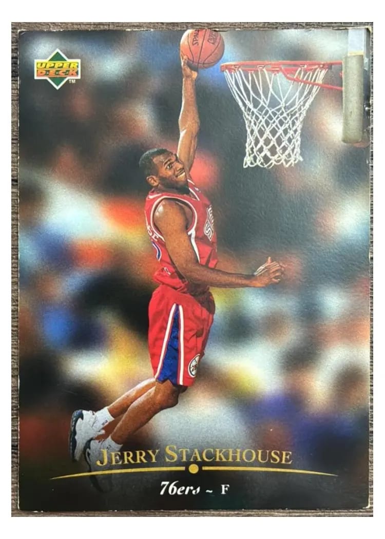 1996 Upper Deck German Kellogg's Jerry Stackhouse #1 card
