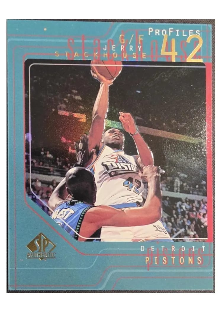 1997 SP Authentic Profiles Jerry Stackhouse #P31 card