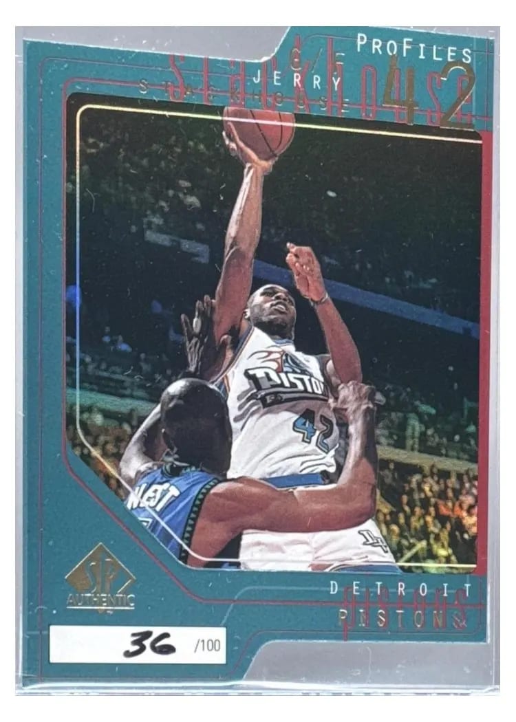 1997 SP Authentic Profiles Jerry Stackhouse #P31 card