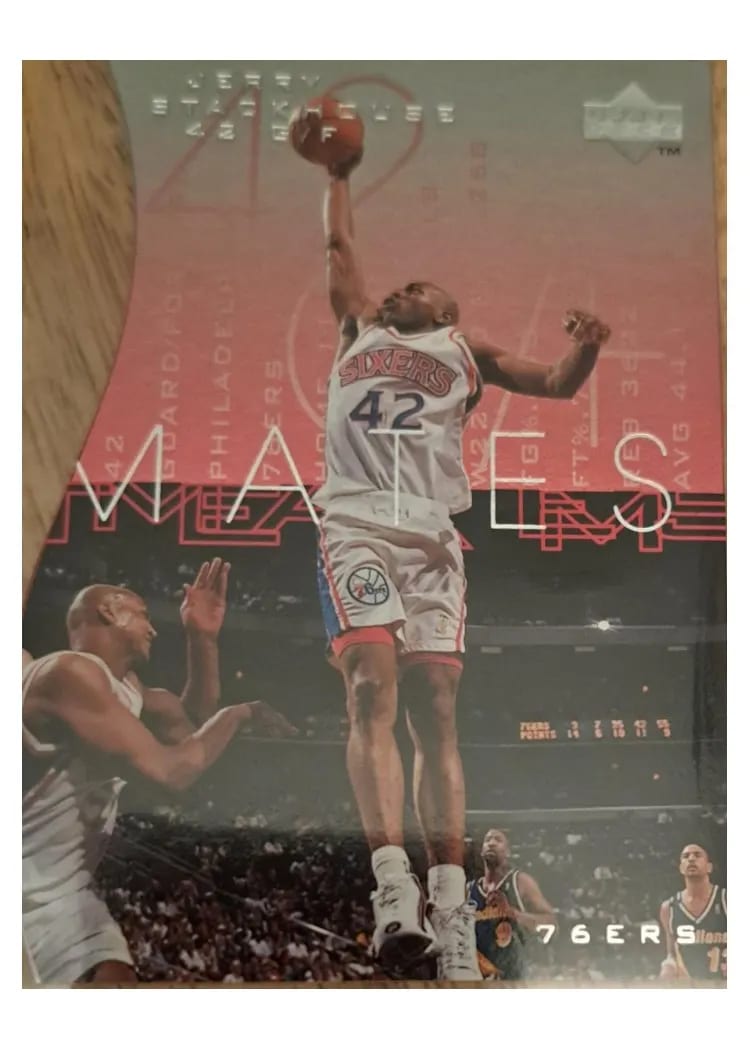 1997 Upper Deck Teammates Jerry Stackhouse #T40 card