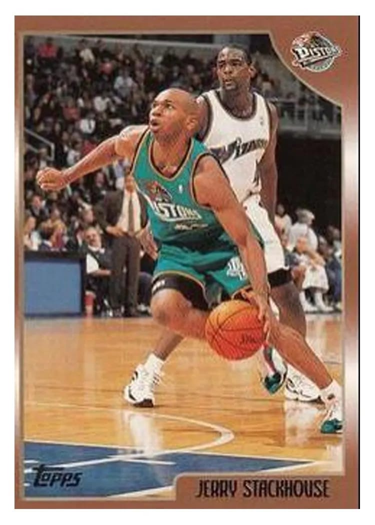 1998 Topps Jerry Stackhouse #10 card