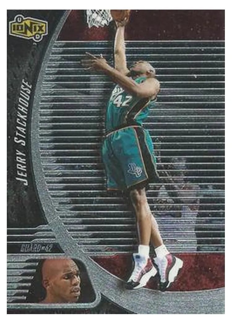 1998 Upper Deck Ionix Jerry Stackhouse #22 card