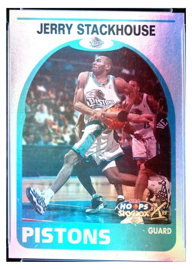 1999 Hoops Decade Jerry Stackhouse Hoopla Plus #29 card