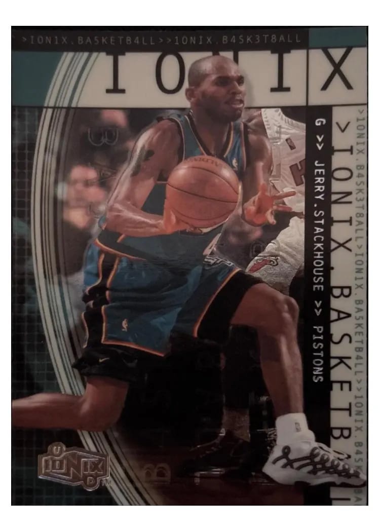 1999 Upper Deck Ionix Jerry Stackhouse #16 card