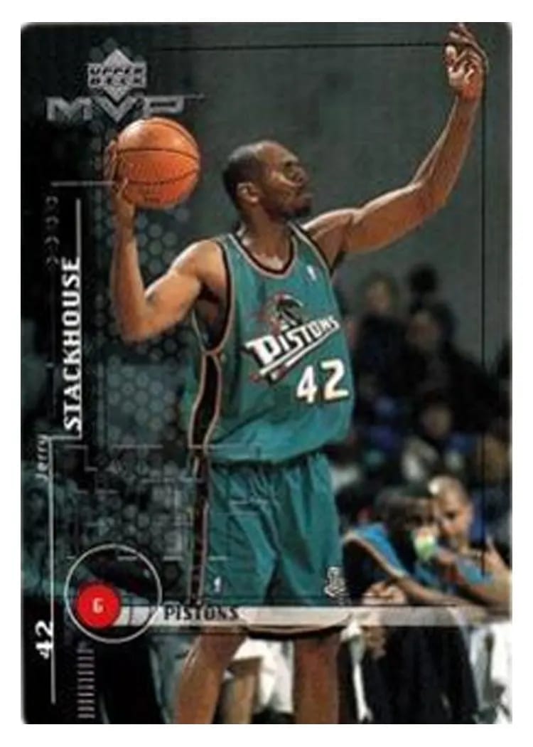 1999 Upper Deck MVP Jerry Stackhouse #46 card