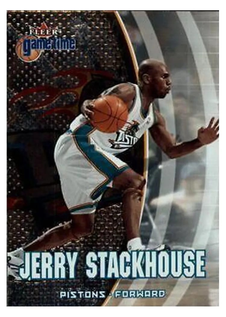 2000 Fleer Game Time Jerry Stackhouse #72 card