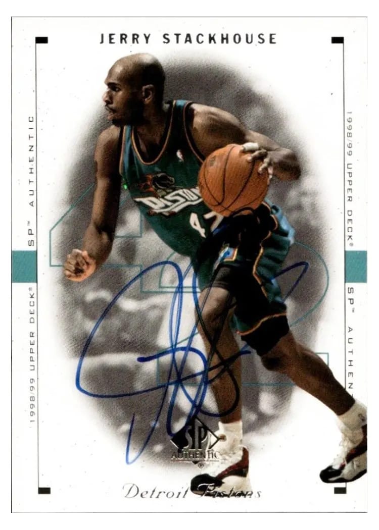 Jerry Stackhouse, 2000 SP Authentic Buyback Autograph