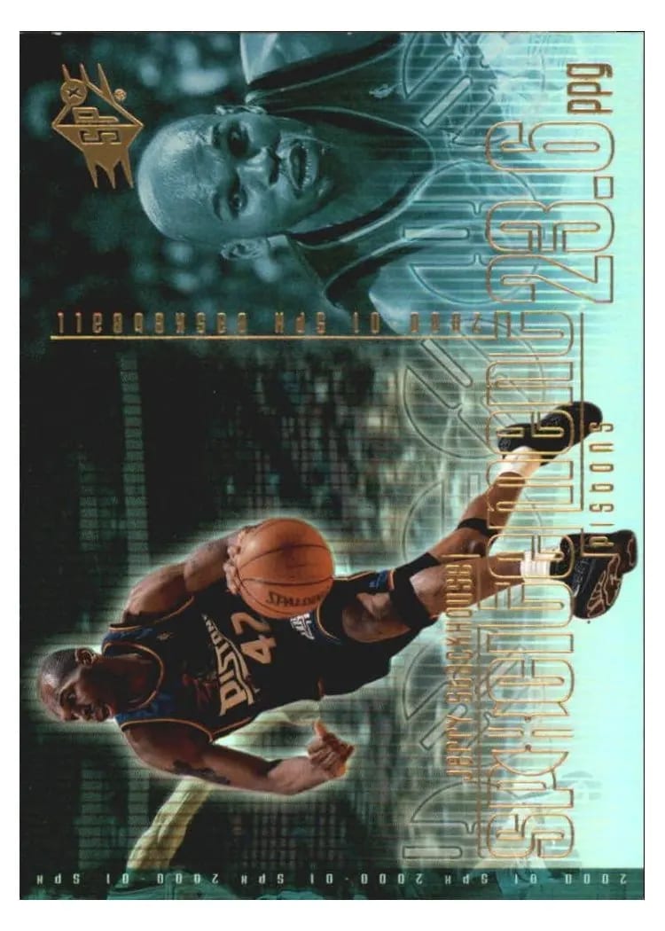 2000 Spx Spxcitement Jerry Stackhouse #S9 card