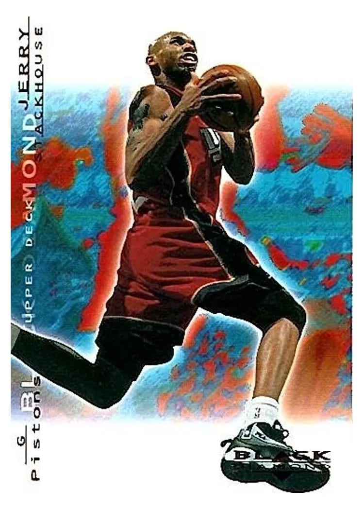 2000 Upper Deck Black Diamond Jerry Stackhouse #22 card